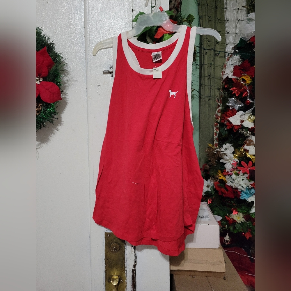 PINK Victoria's Secret Red Tank Top